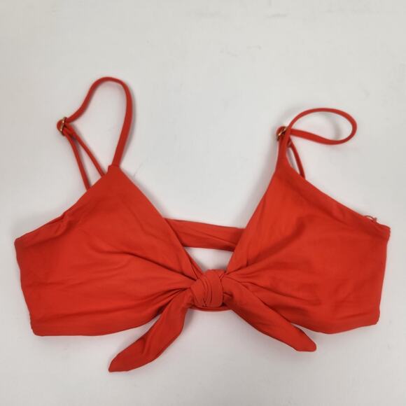 L*Space Flashback Bikini Top in Poppy Orange Size Small NWT - Picture 1 of 4